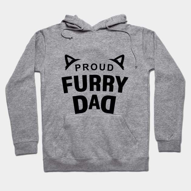 Proud Furry Dad Hoodie by AbdieTees